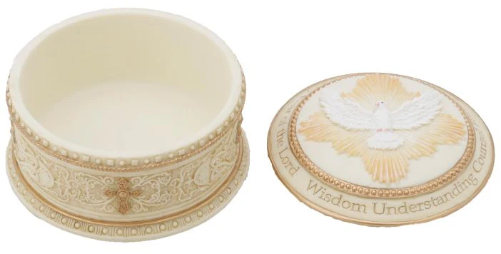 Wedgewood Style Holy Spirit Keepsake Box - Image 2