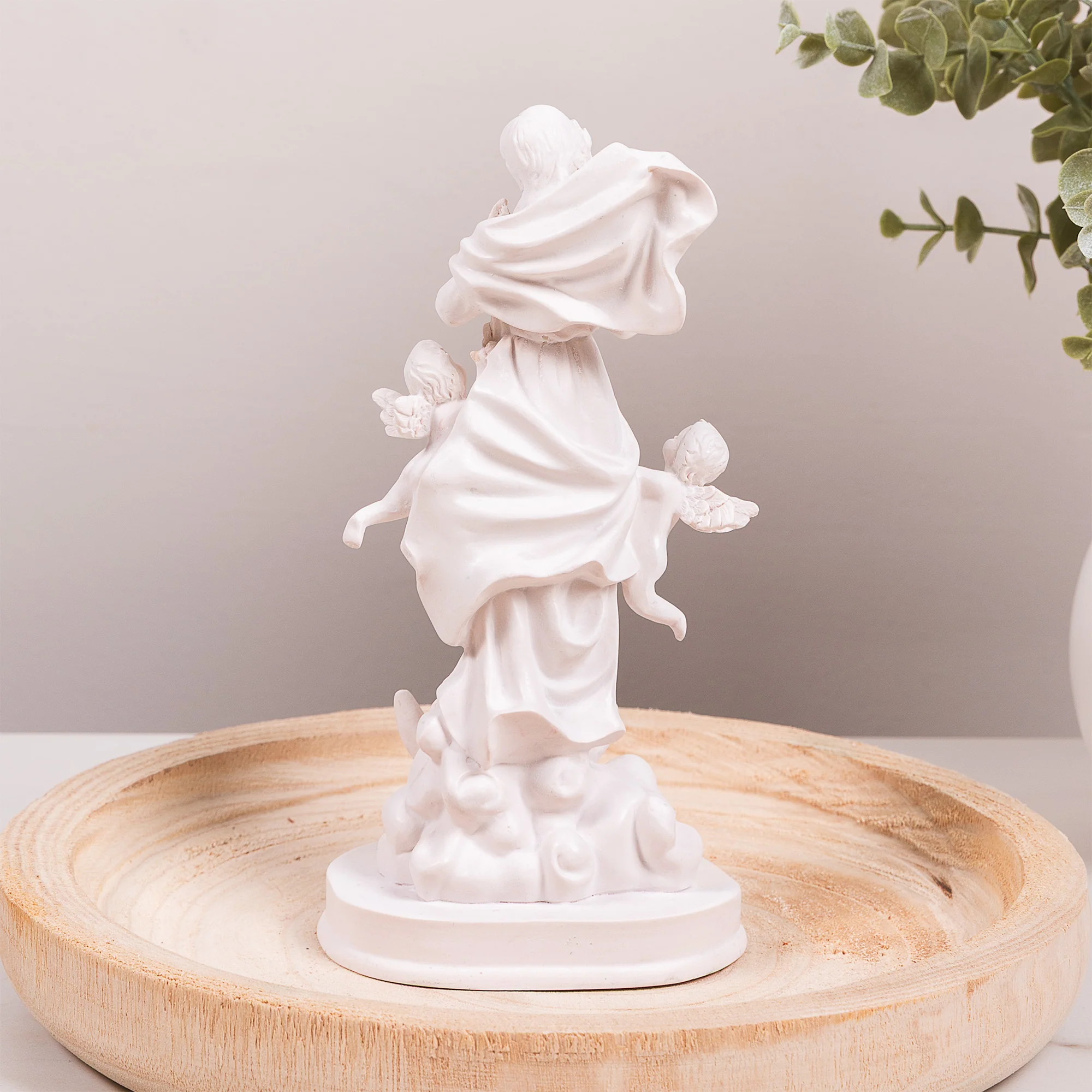 White Our Lady Undoer of Knots Statue - 8" - Image 4