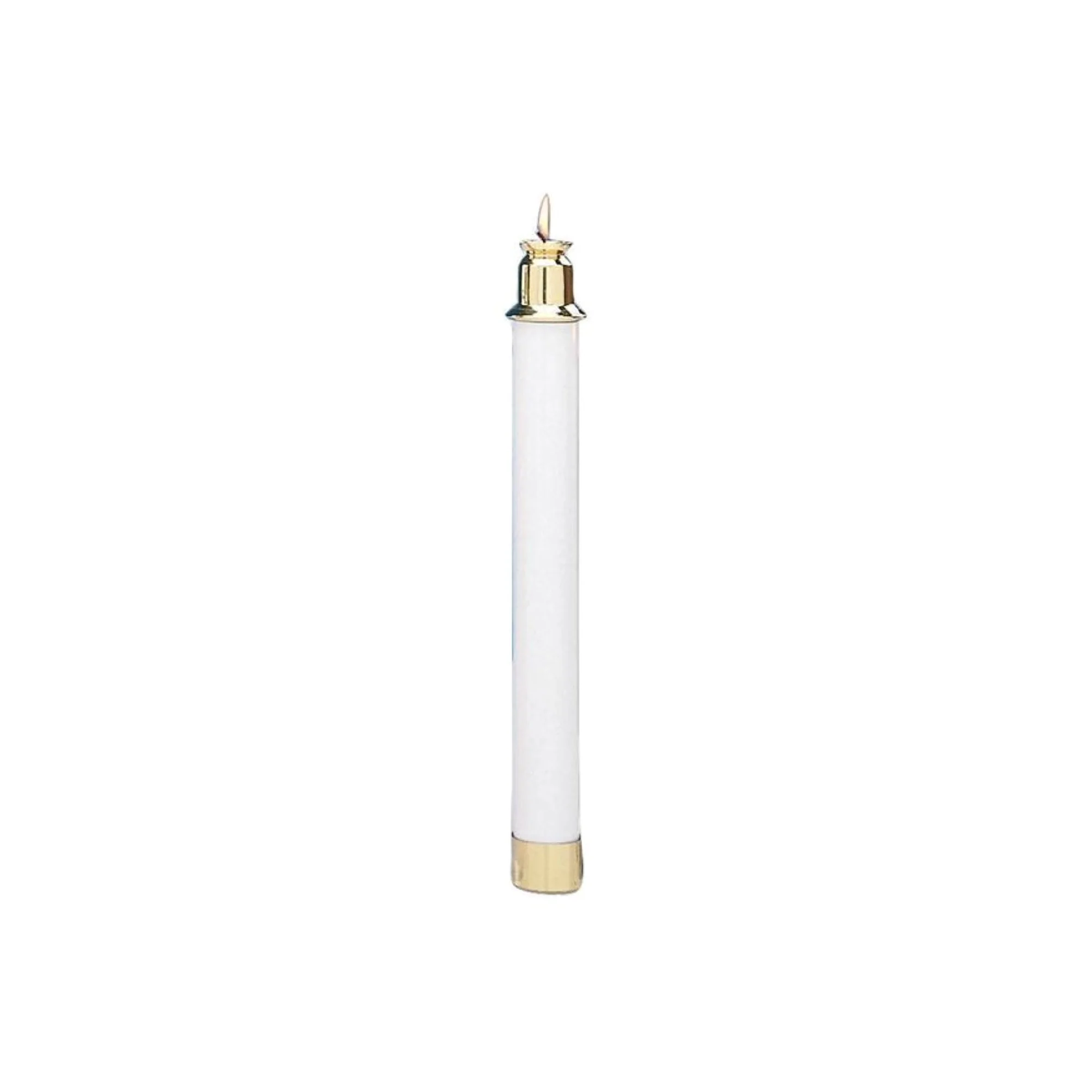 White Tube Altar Candlestick