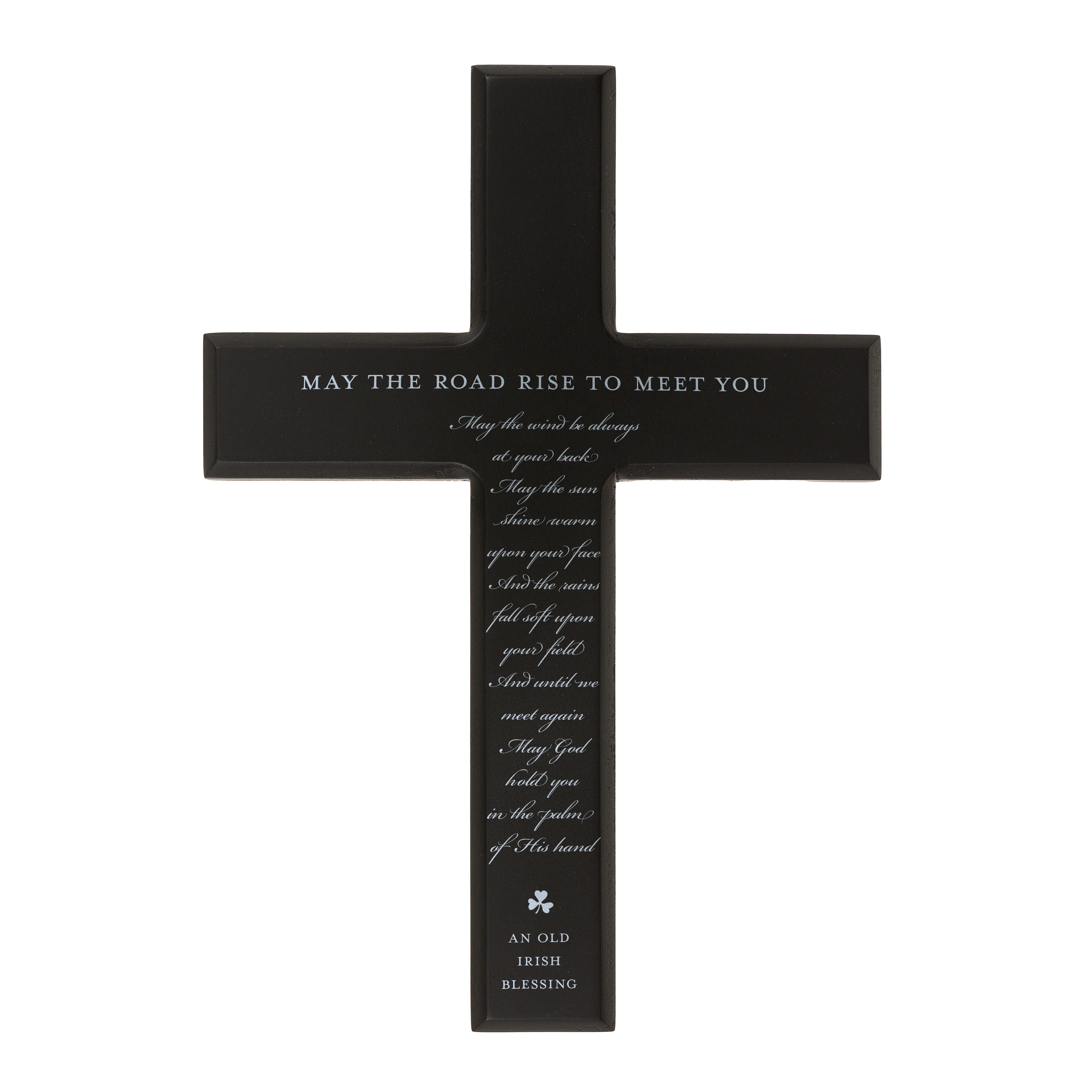 White Wood Old Irish Blessing Cross - Multiple Colors - Image 4