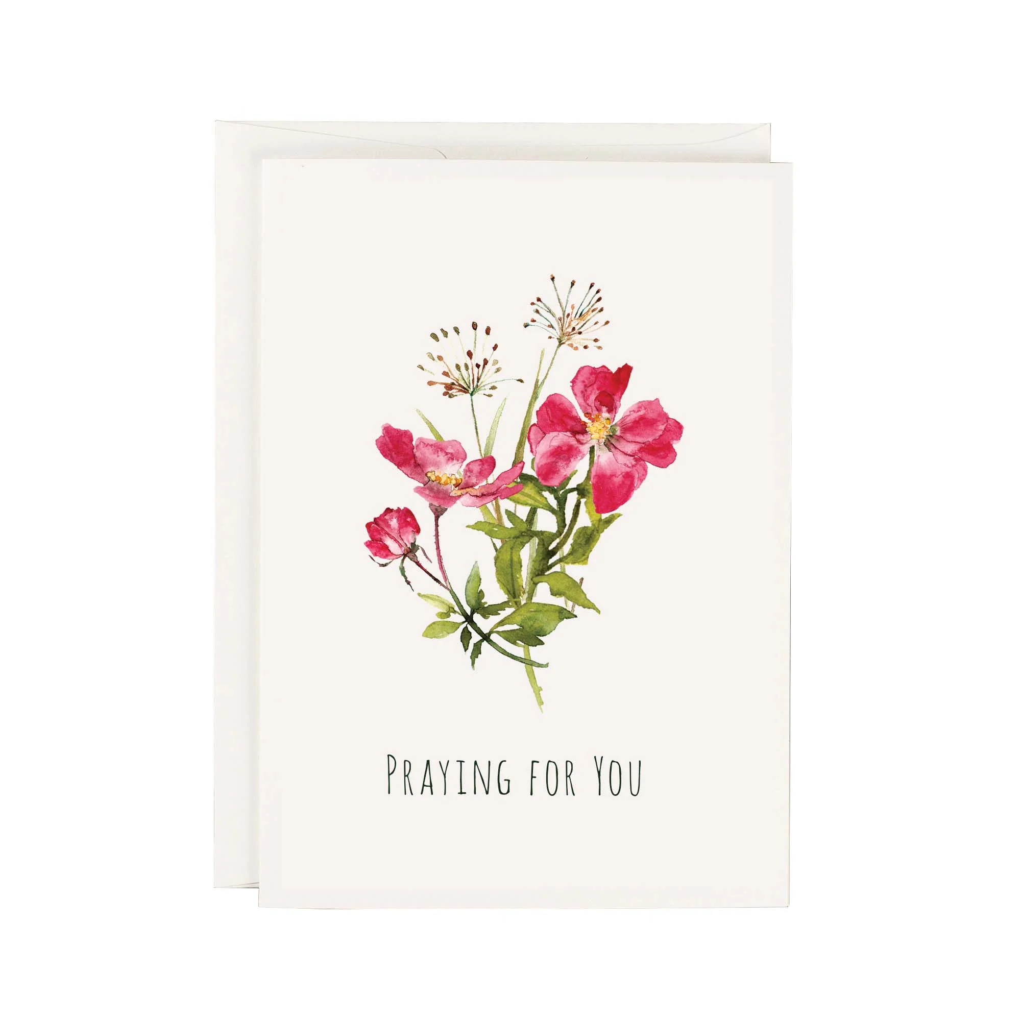 Wild Roses Spiritual Bouquet Card - Image 3