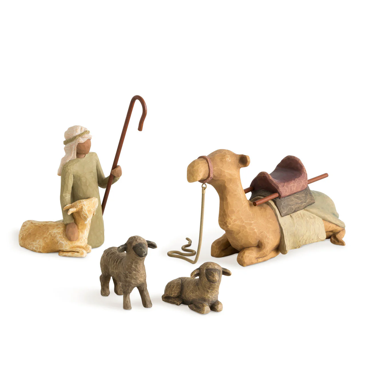 Willow Tree Shepherd & Stable Animals - 4 Pieces