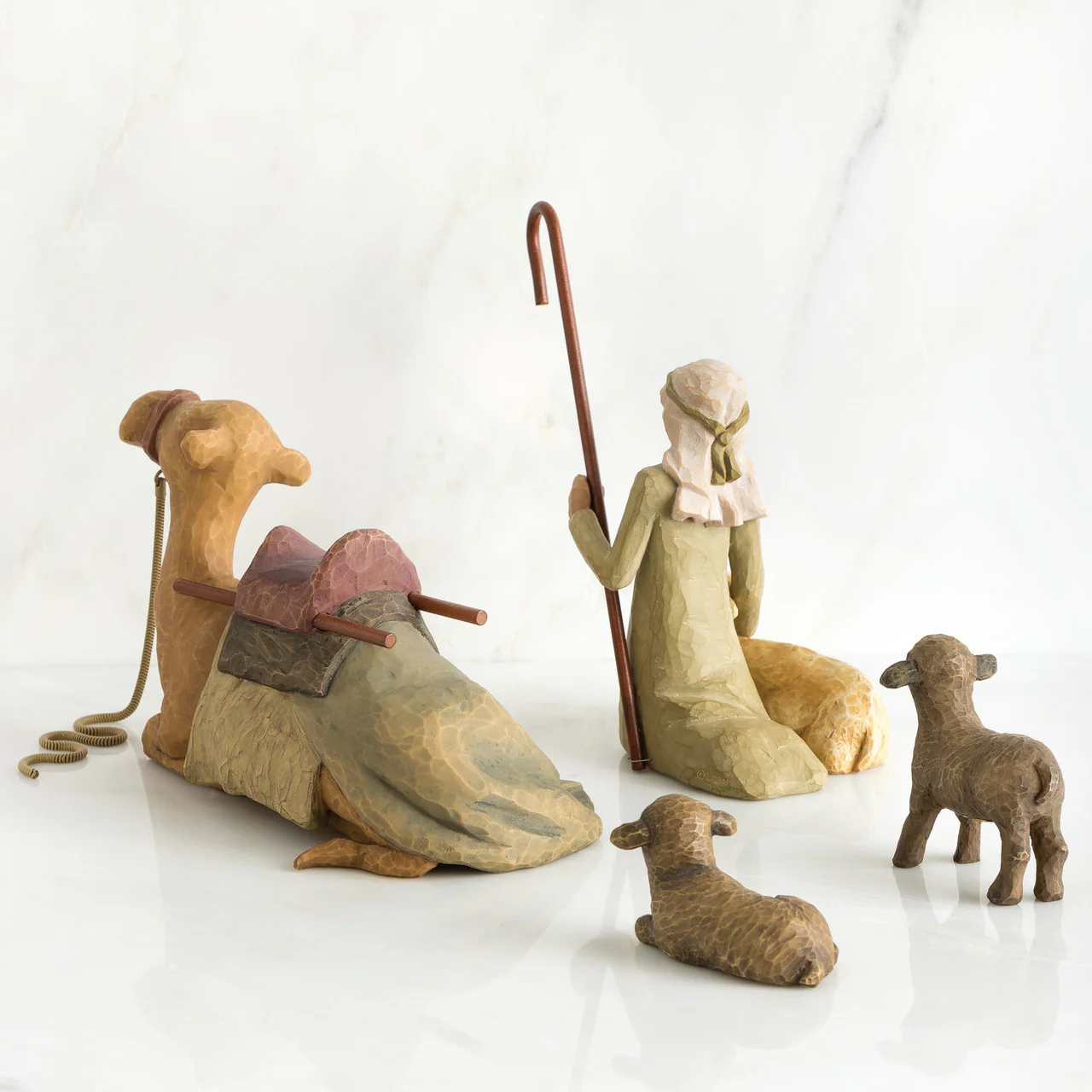 Willow Tree Shepherd & Stable Animals - 4 Pieces - Image 2