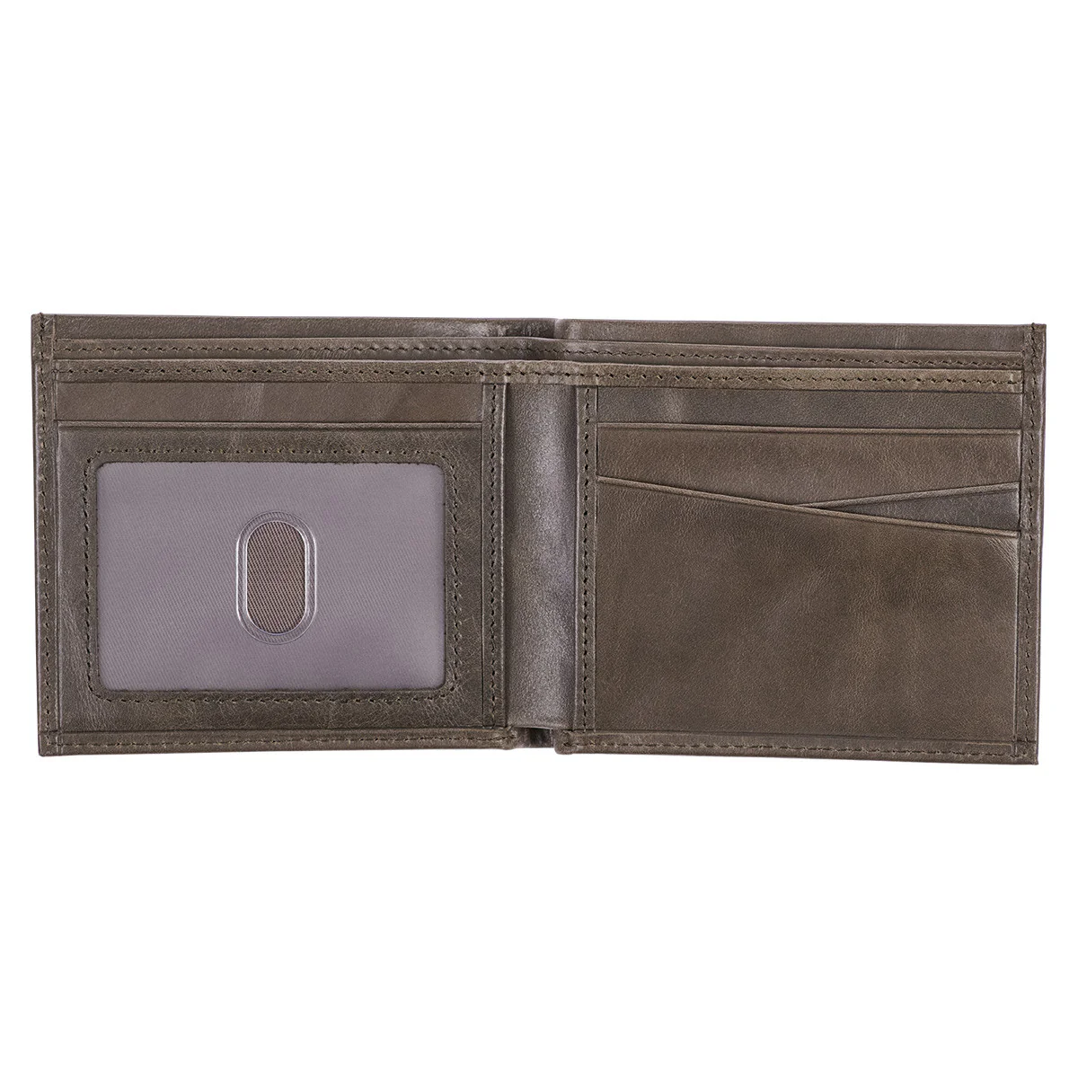 With God All Things Are Possible Brown Leather Wallet - Image 3
