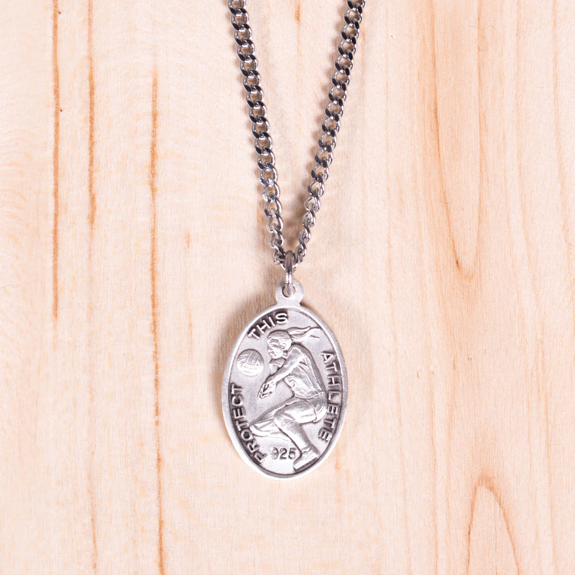 Women & Girls St. Sebastian Patron of Athletes Necklace - Multiple Sports - Image 2