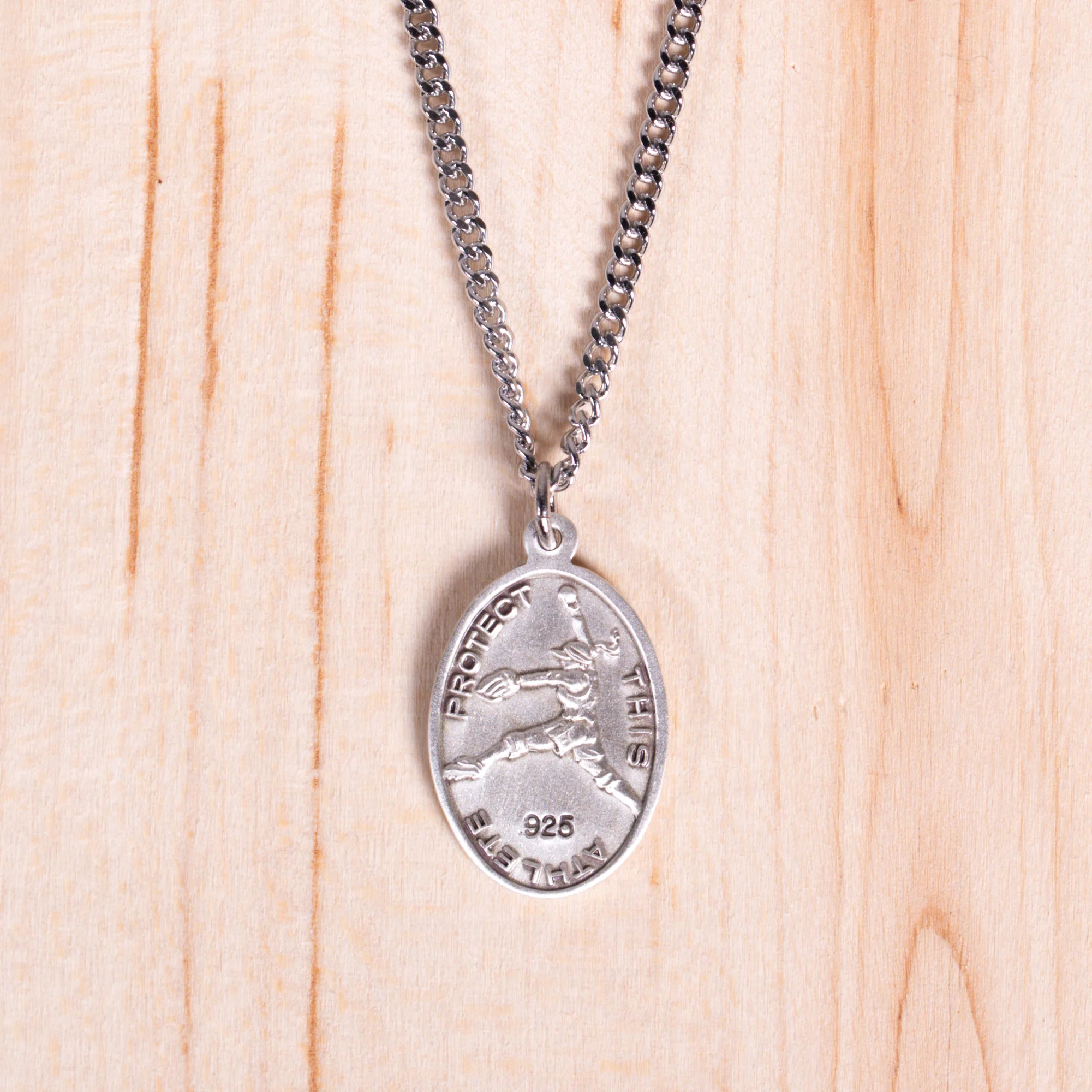 Women & Girls St. Sebastian Patron of Athletes Necklace - Multiple Sports