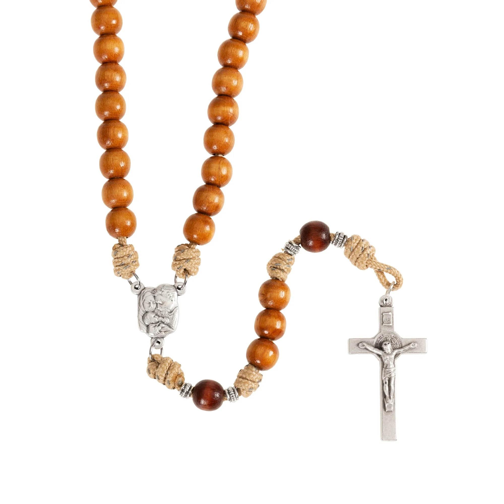 Wood & Paracord Family Rosary - Image 5