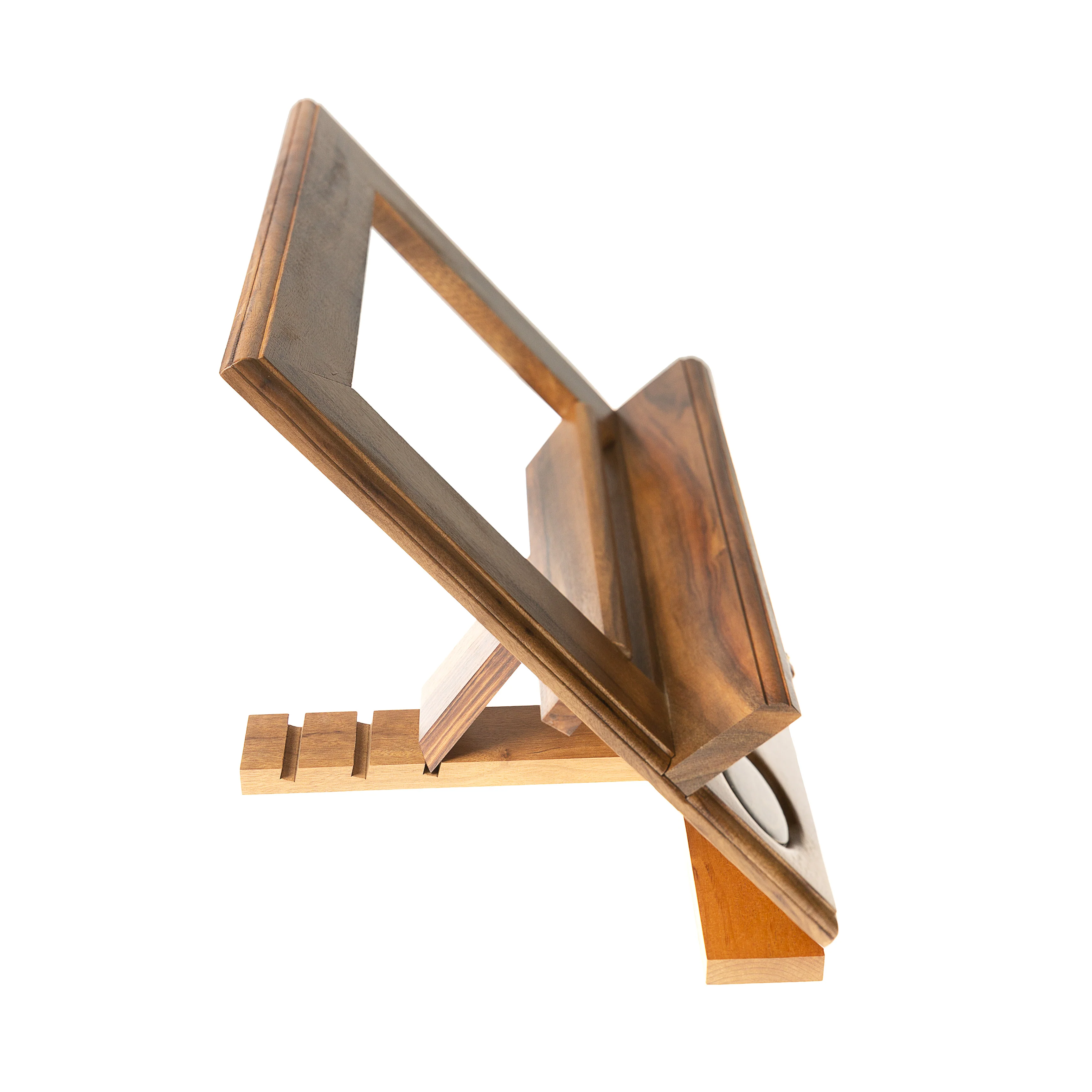 Wooden St. Benedict Medal Bible Stand - Image 5