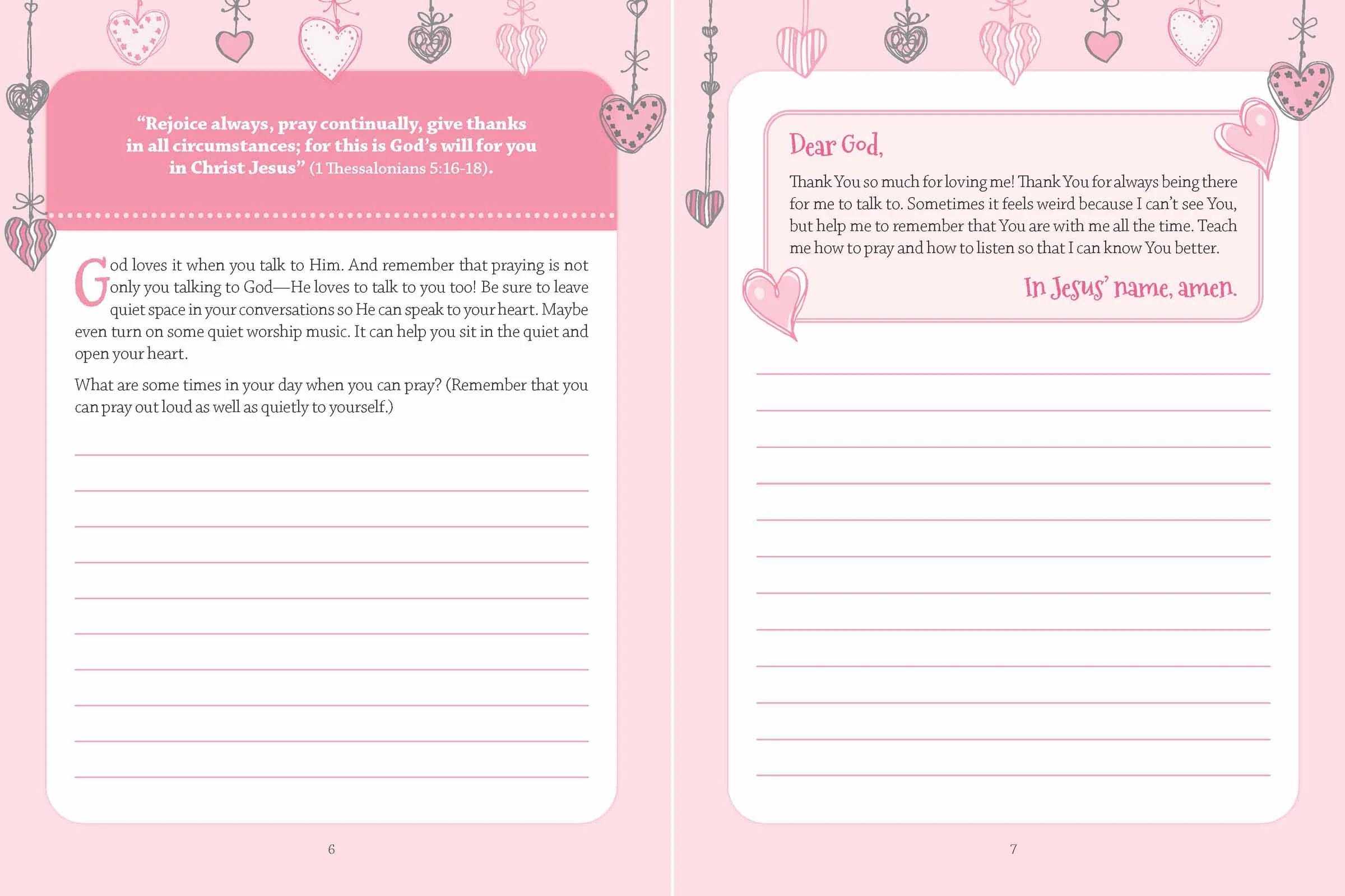 You’re God’s Girl! Prayer Journal - Image 3