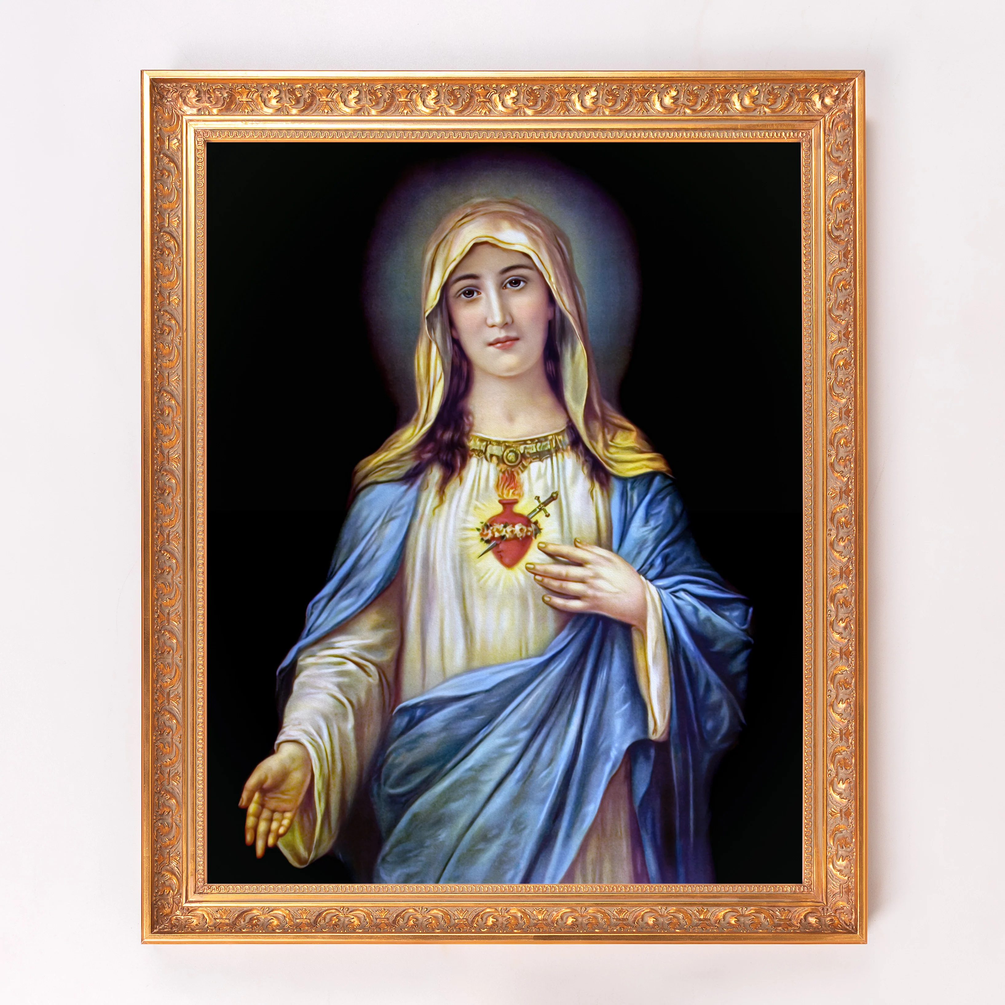 Zabateri's Immaculate Heart Framed Canvas - Sacred Signature Collection - Image 10
