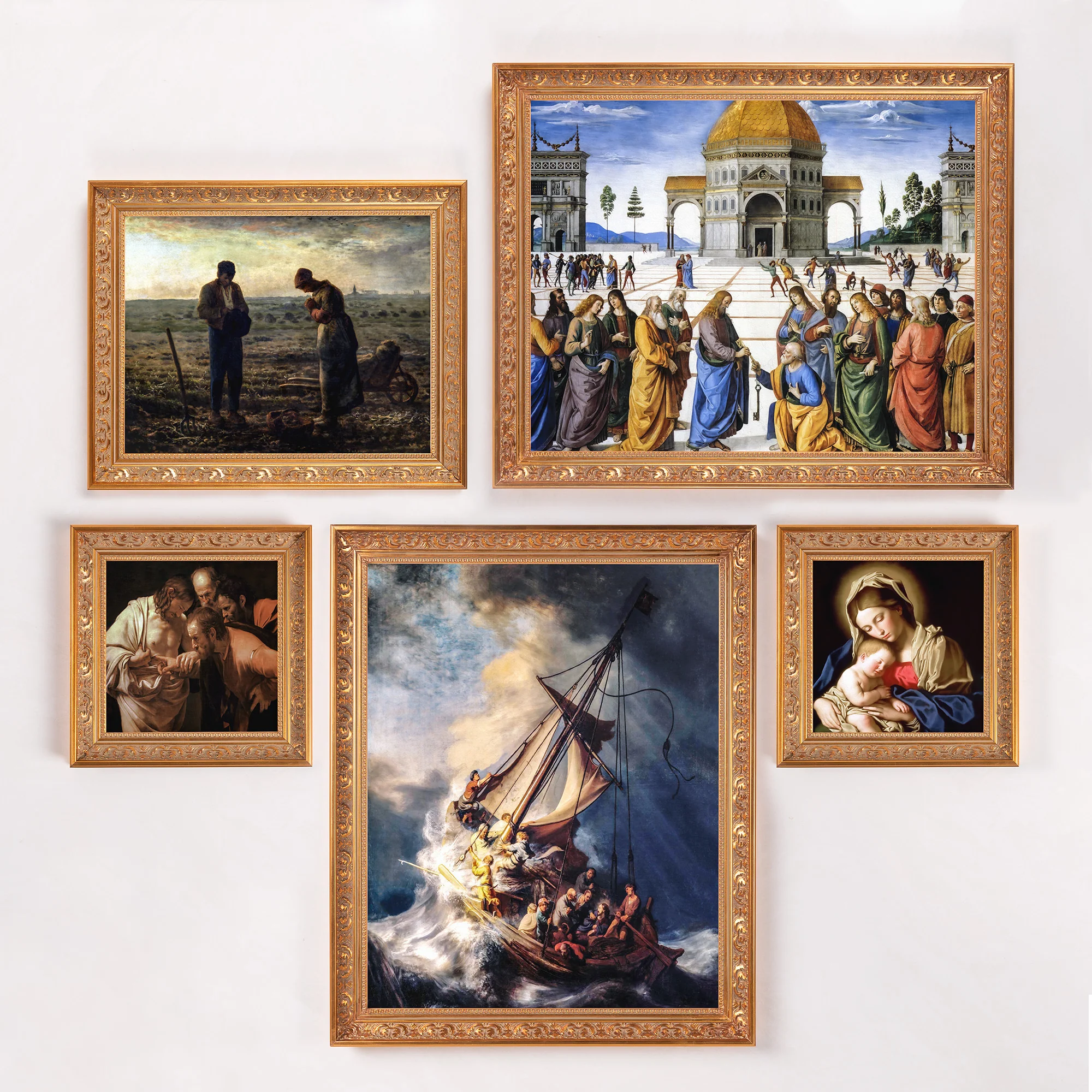 Zabateri's Sacred Heart Framed Canvas - Sacred Classics Collection - Image 3