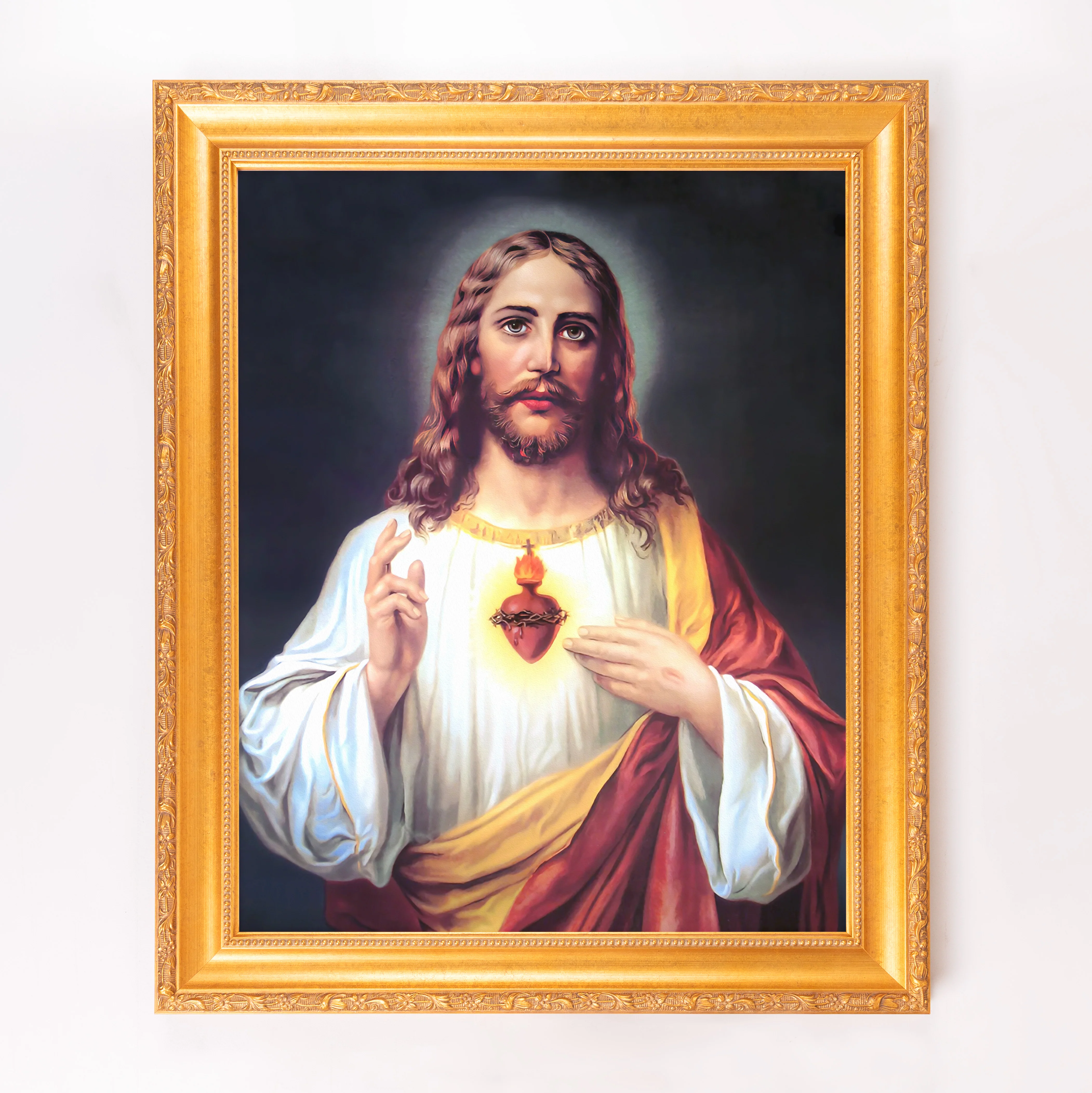 Zabateri's Sacred Heart Framed Canvas - Sacred Signature Collection - Image 9